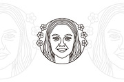 Pretty Woman Logo, a Branding & Logo Template by Atlantis X Nurman Arbai (Thumbnail 2 of 2)