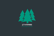 Pine Trees Logo, a Branding & Logo Template by MLJ studios (Thumbnail 2 of 3)