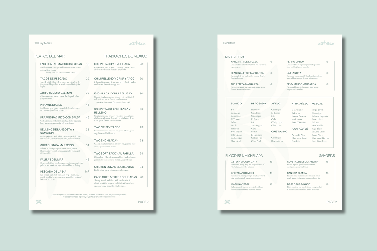 Premium Restaurant Template Set, a Branding & Logo Template by Soigné Branding Studio (Photo 6 of 7)