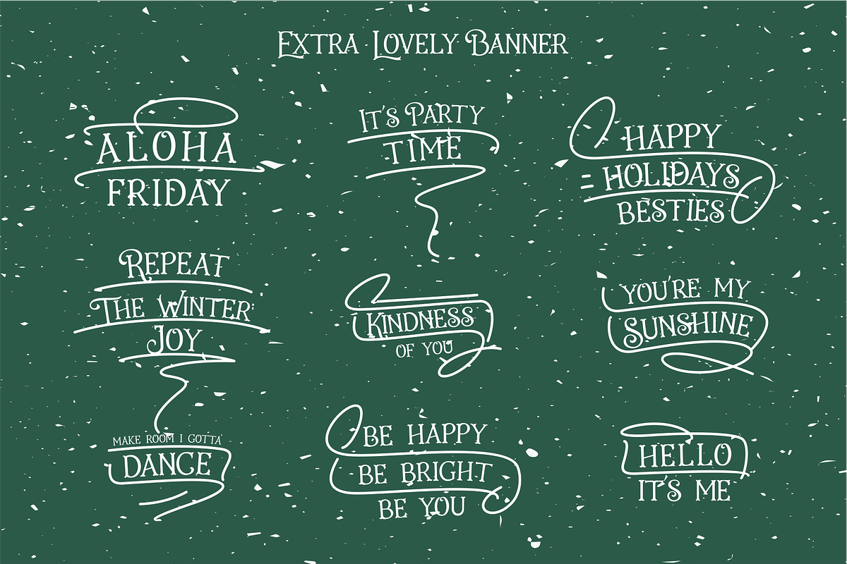 Holiday Present Fonts preview 6