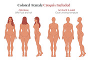 Plus Size Female Fashion Croquis, a Person Illustration by Shorena Fashion Draws (Thumbnail 6 of 13)
