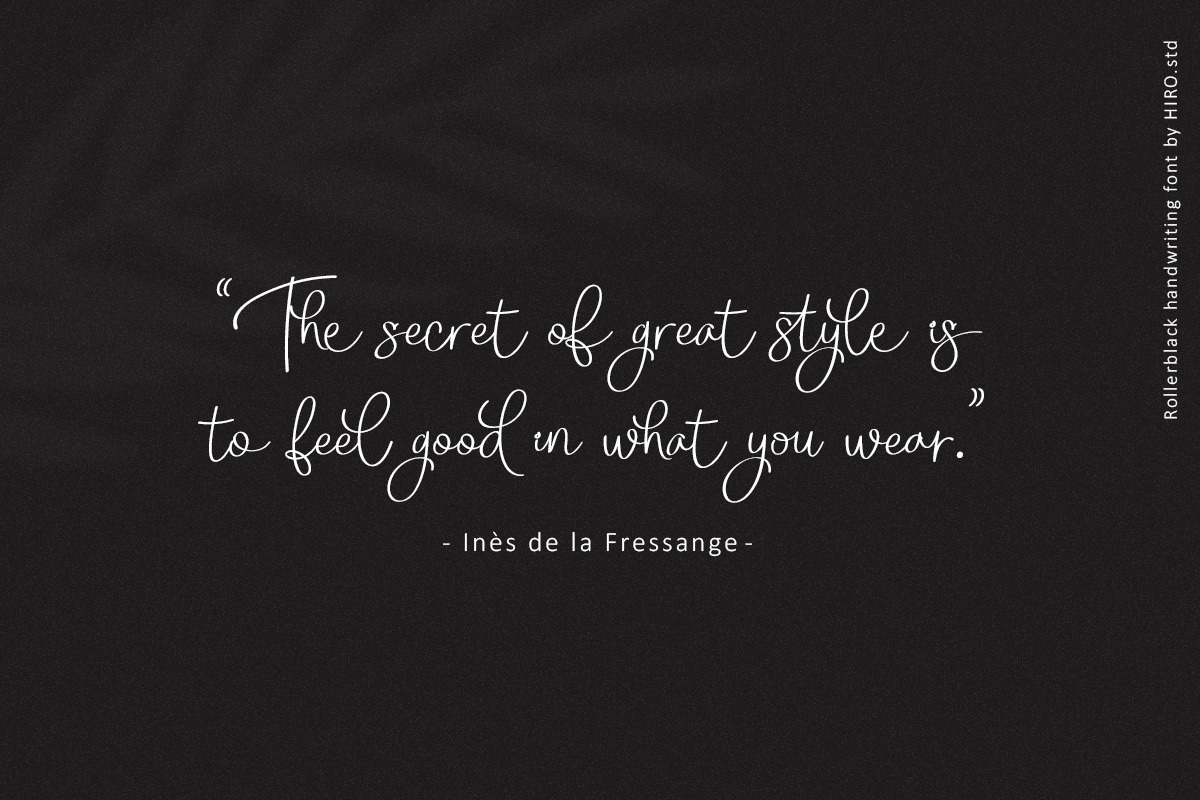 Rollerblack - Handwritten Font, a Script Font by HIRO.std (Photo 5 of 10)