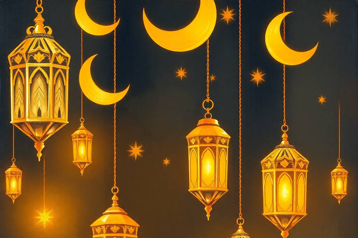 32 PNG Golden Islamic Lantern Patter, a Pattern Graphic by adenpinkstore (Photo 7 of 17)