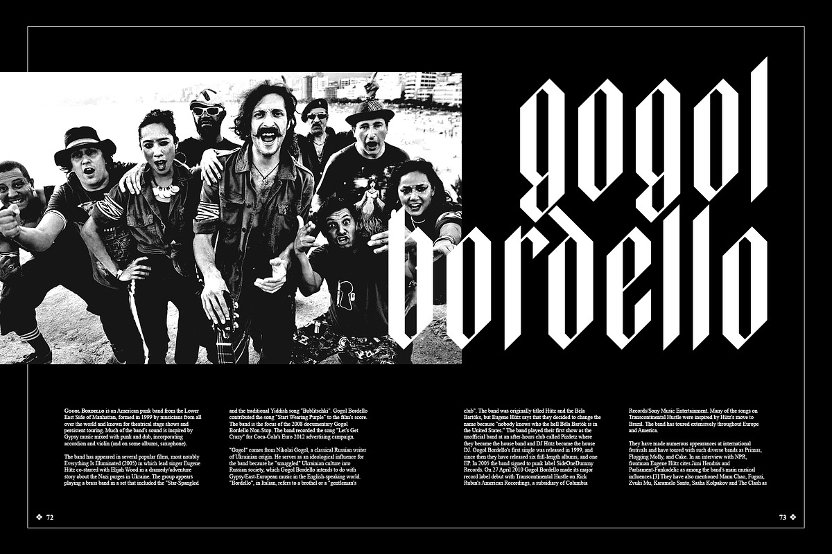 Elmwood Blackletter Display Font, a Blackletter Font by Vintage Type Company (Photo 6 of 16)