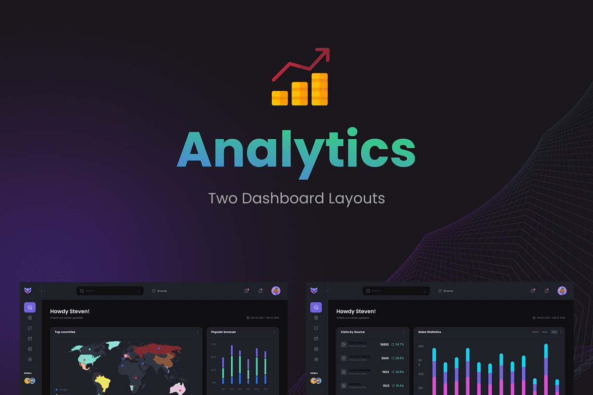 Frox - TailwindCSS Dashboard, a HTML Template by AliThemes (Photo 10 of 19)