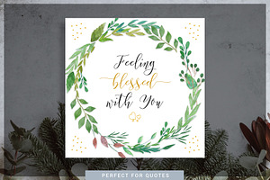 BOTANIC BLESSINGS Insta Graphics Set