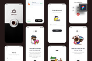 CoffeeShop Mobile App UI Kit - Figma, an UI Kit Template by Pixel Craft UI (Thumbnail 2 of 8)
