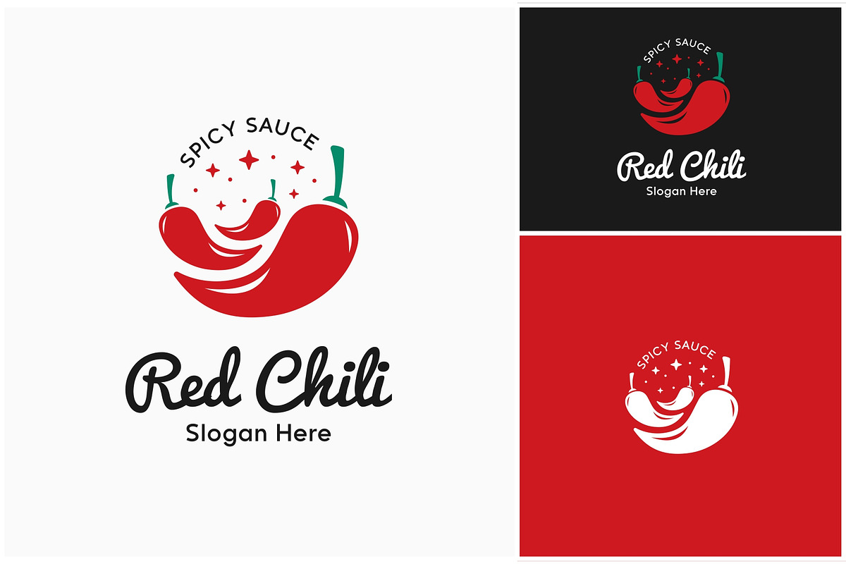 Red Chili Pepper Spicy Logo, a Branding & Logo Template by ika trisiana (Photo 2 of 2)