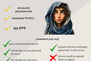NEW TESTAMENT WOMEN CLIPART PACK, a Person Illustration by Daring Digies (Thumbnail 8 of 10)