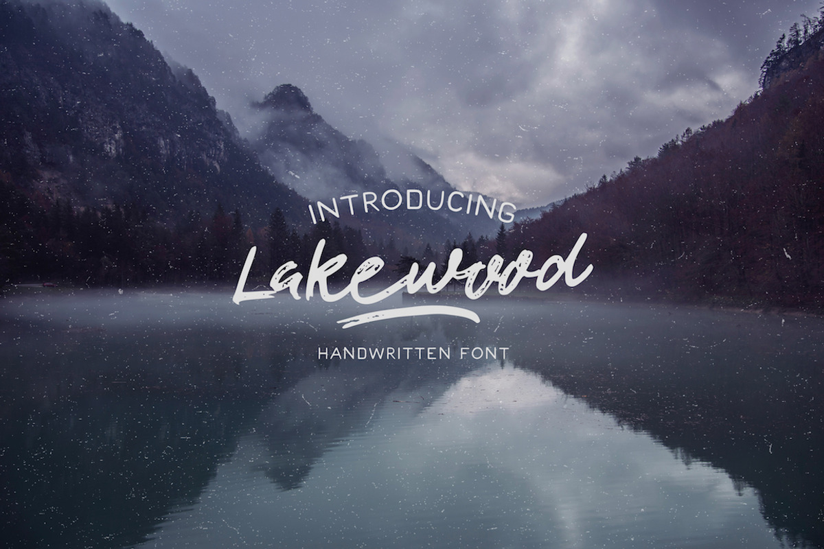 Lakewood - Handmade Font