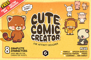 Cute Comic Creator for Affinity