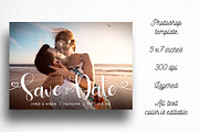 Save The Date Photo Card Template, an Invitation Template by Nifty Template Studio (Thumbnail 3 of 6)