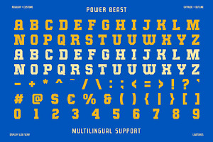 Power Beast Display Font