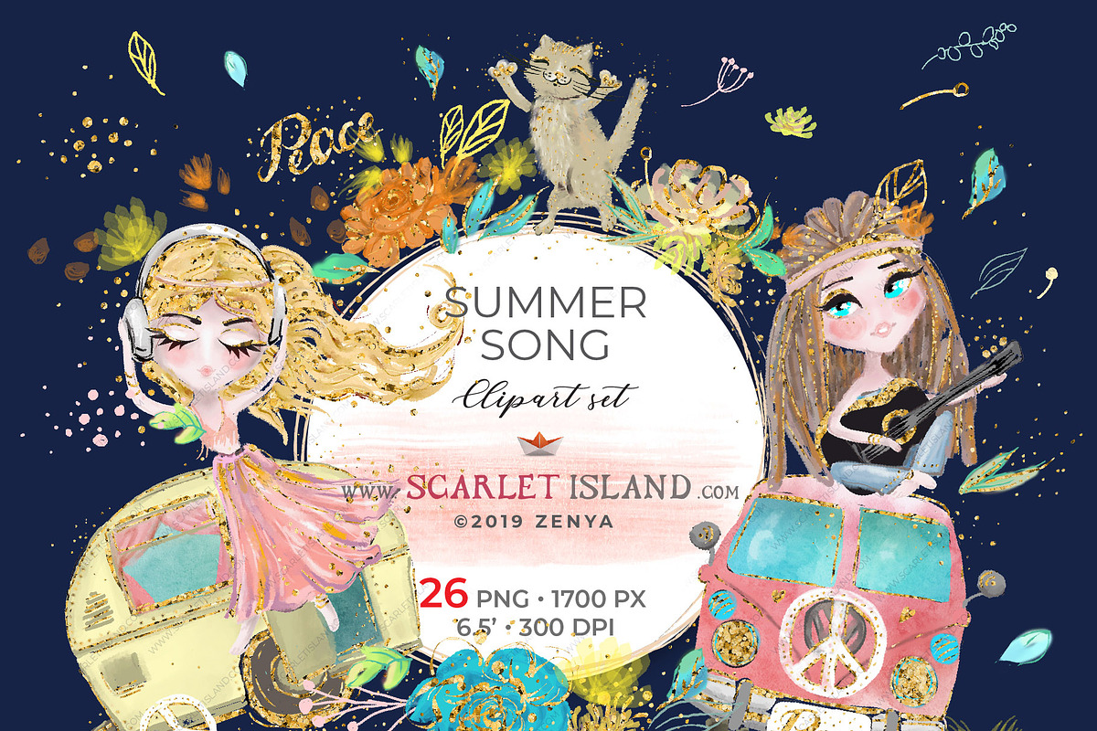 Summer Song, an Illustration by Scarlet Island (Photo 4 of 6)
