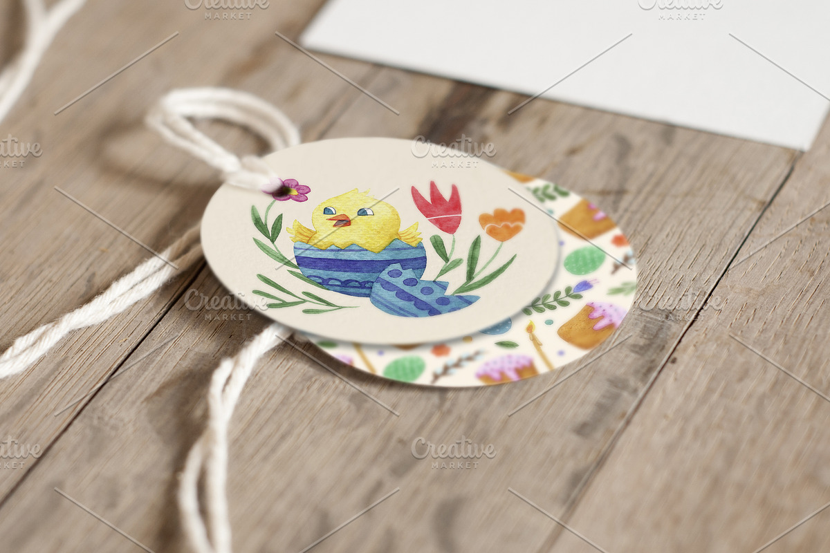 Watercolor bright Easter, a Food Illustration by Kattarina Po (Photo 7 of 9)