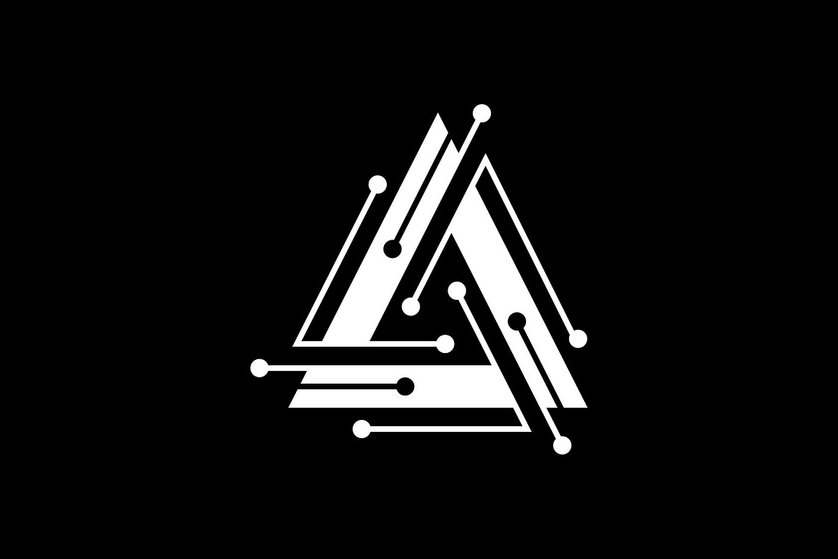 Letter A Triangle Tech Logo, a Branding & Logo Template by Buqancreative (Photo 2 of 2)