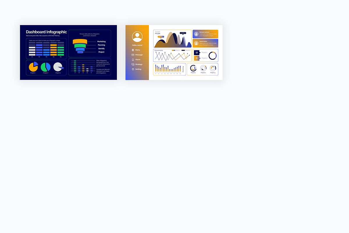 Dashboard Google Slides Infographics, a Presentation Template by Slidesmash