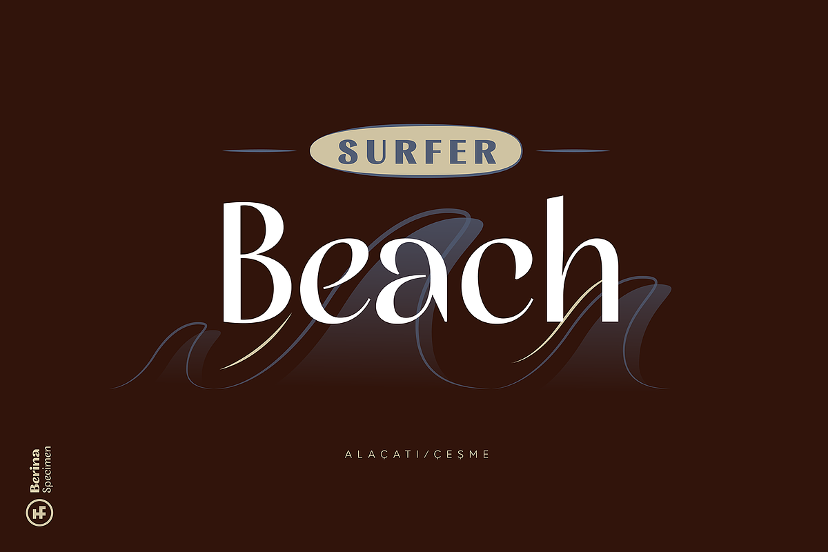 Berina Display, a Sans Serif Font by Hurufatfont (Photo 7 of 16)