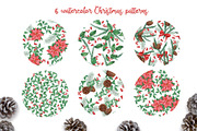 Christmas watercolor collection, a Seasonal Illustration by DamriNa art (Thumbnail 3 of 9)