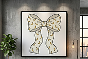 Banana Pattern Coquette Bow PNG, a Shirt Mockup by Vector Stall (Thumbnail 9 of 16)