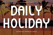 Daily Holiday, a Script Font by FreshTypeINK (Thumbnail 1 of 8)