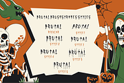 Brutal Brushstrokes - Metal Font, a Font by PutraCetol Studio (Thumbnail 3 of 11)