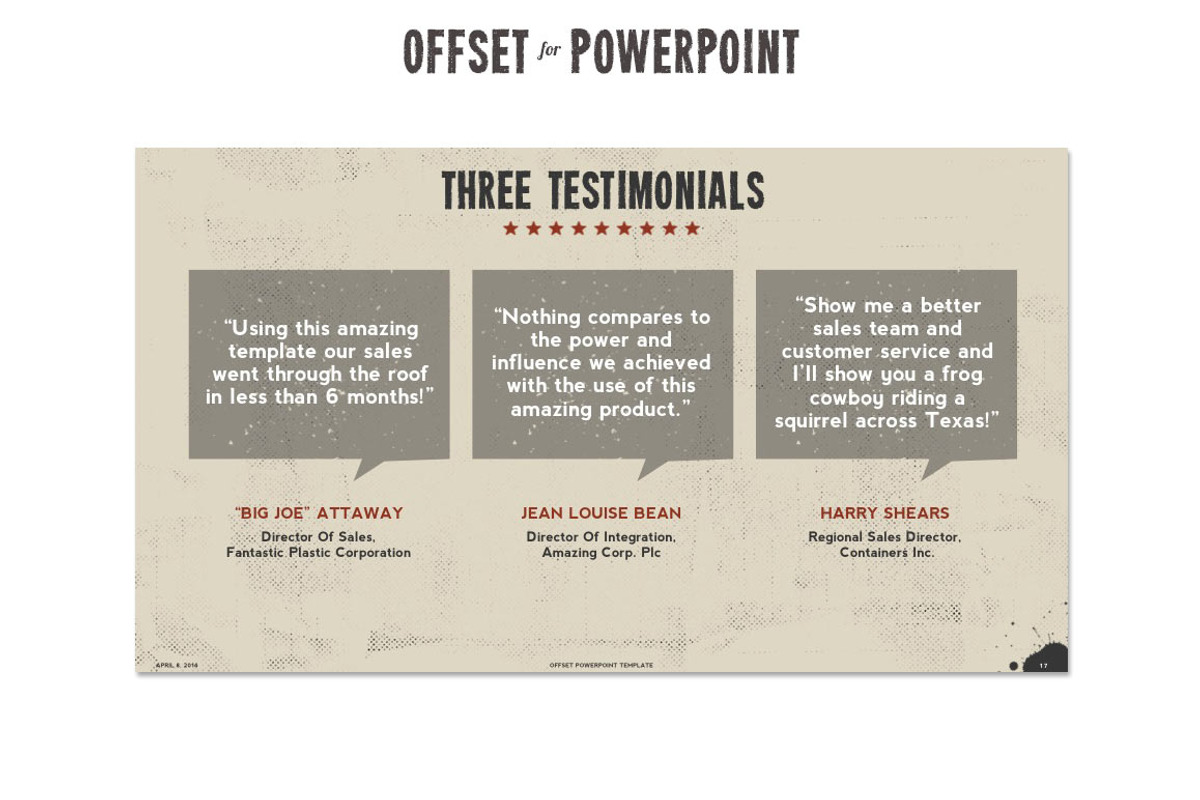 Offset Powerpoint Template, a Presentation Template by Blixa 6 Studios (Photo 8 of 9)