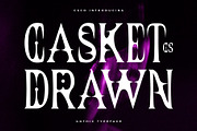 CS Casket Drawn, a Serif Font by Craft Supply Co. (Thumbnail 1 of 8)