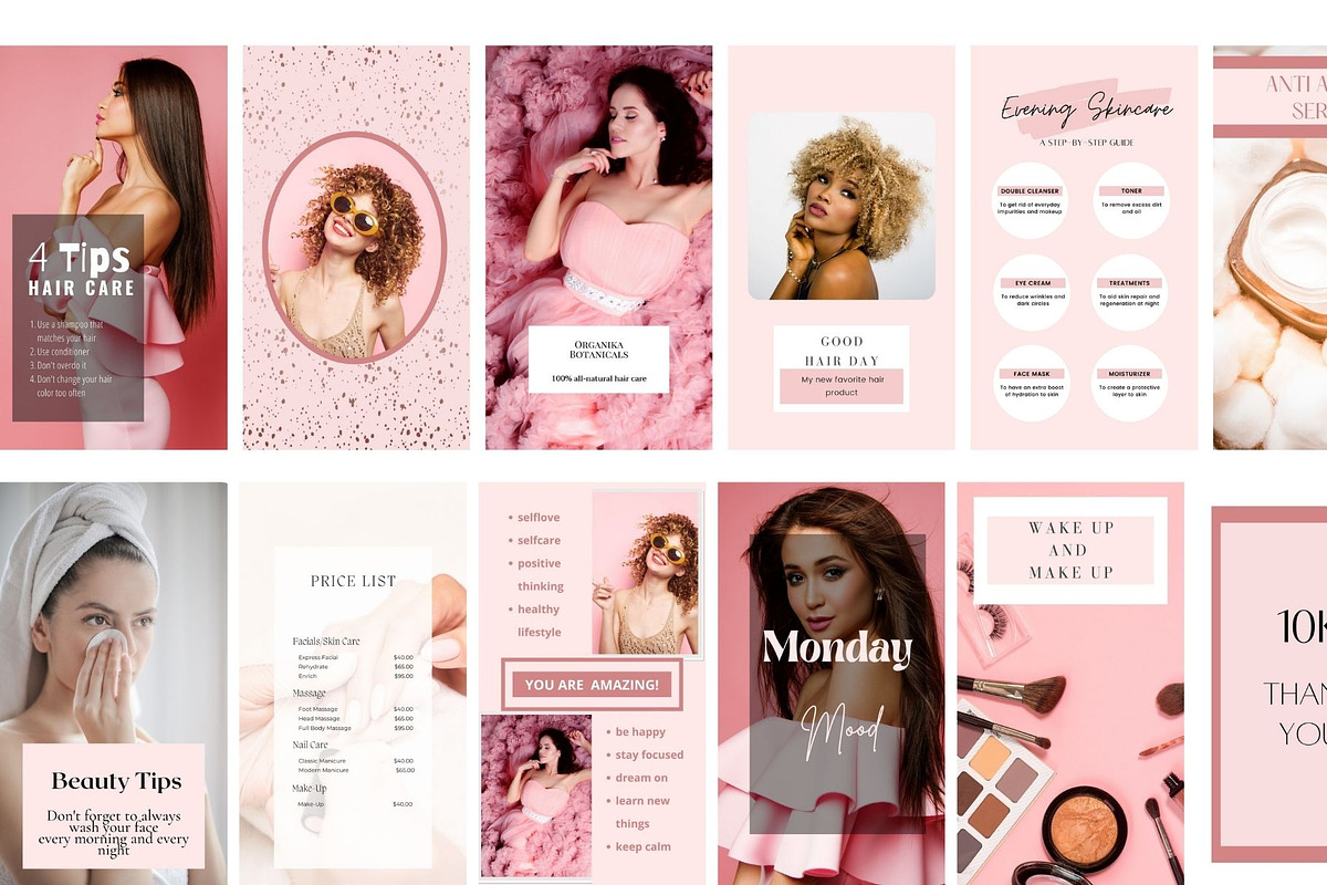 150 Editable Beauty and Skincare soc, a Social Media Template by MORION (Photo 3 of 7)