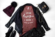 T-Shirt Mockup Bundle Bella Canvas, a Shirt Mockup by lock and page (Thumbnail 42 of 71)