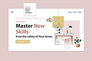 Website Header Illustrations-UI Kit, a Landing Page Template by Polar Vectors (Thumbnail 2 of 18)