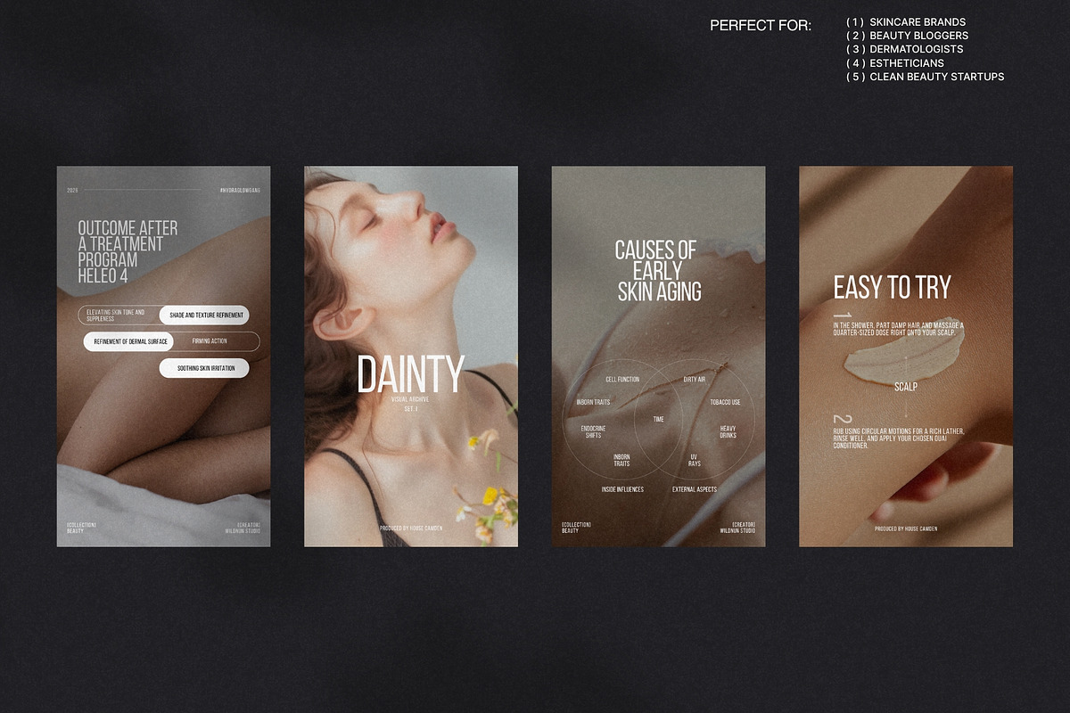 Calm Skincare Story Canva Design preview 3