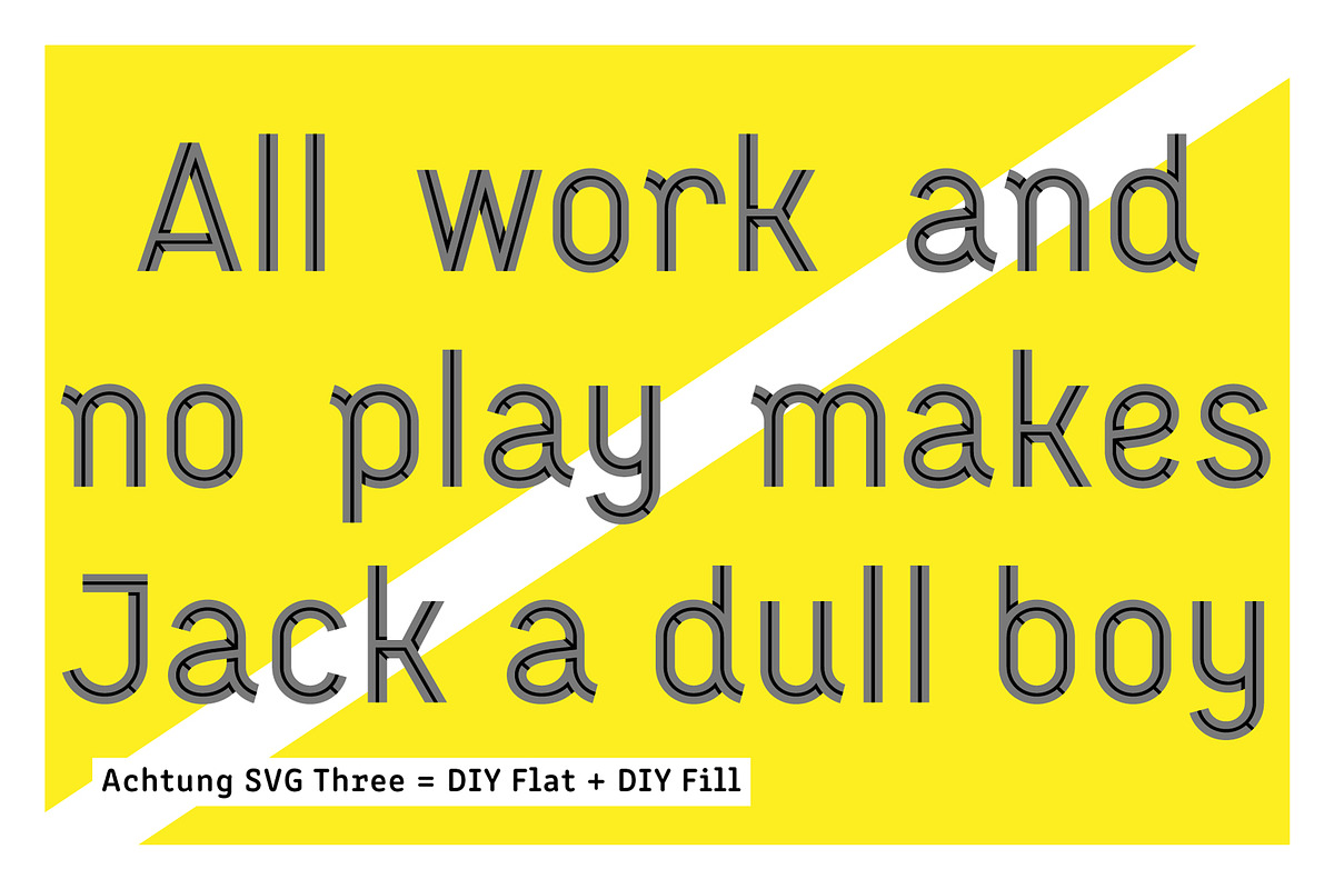 Achtung color font - DIY sub-family, a Font by FONT-Bud (Photo 13 of 14)
