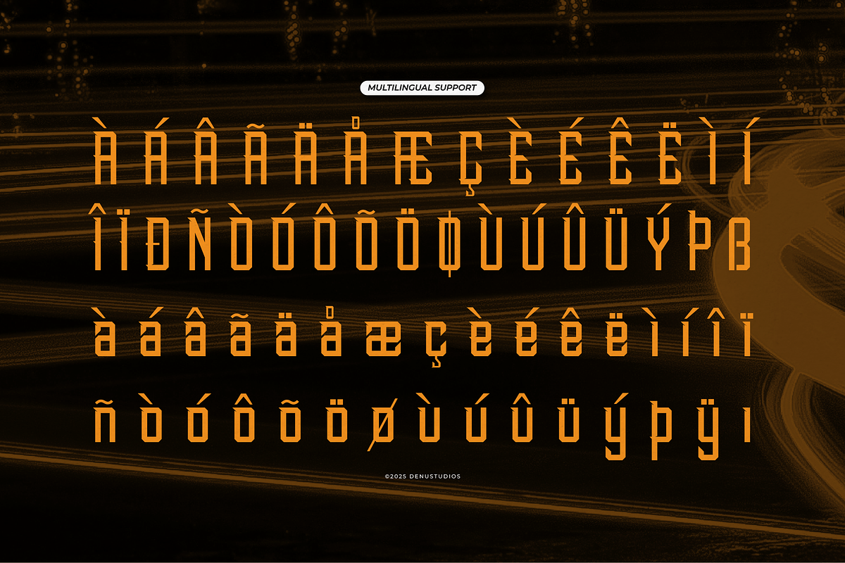 Wossh Power | Condensed Racing Font, a Sans Serif Font by Denustudios (Photo 11 of 12)