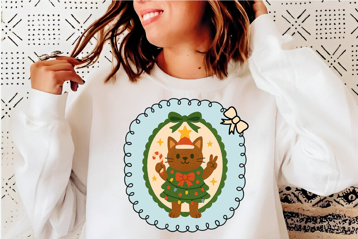 Christmas Coquette Frame Clipart PNG, an Illustration by SinaCreation (Photo 5 of 11)