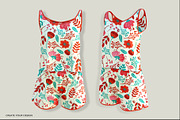 FEMALE PAJAMA MOCKUP, a Shirt Mockup by PudraART (Thumbnail 5 of 7)