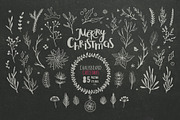 Christmas doodles, vector clipart., a Decorative Illustration by harmonia_green_art (Thumbnail 1 of 3)