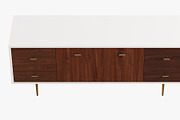 Joybird Aaro Small Media Console, a Furniture 3D Model by 3dmitruk (Thumbnail 7 of 10)