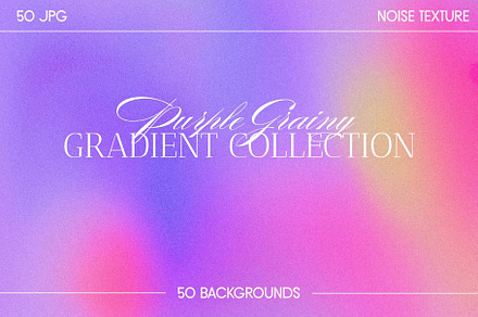 Purple Grainy Gradient Collection