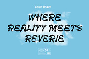 Lacupra - Liquid Bubble Display Font, a Sans Serif Font by Drizy (Thumbnail 2 of 10)