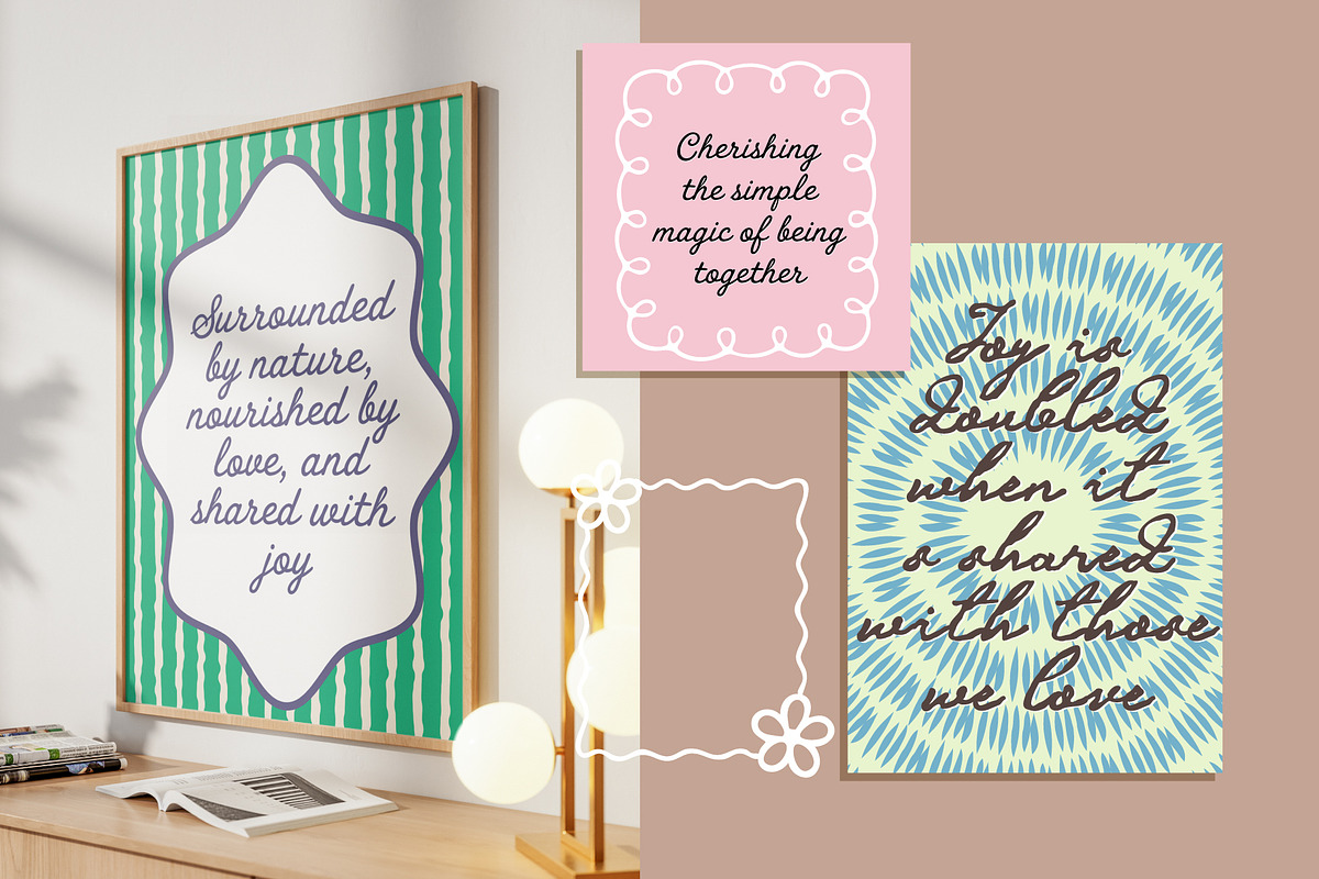 300+ Whimsical Background and Frames, an Object Graphic by Jiwstudio (Photo 16 of 20)