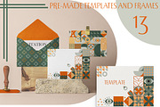 Modern geometric. Abstract retro set, a Decorative Illustration by KomannaArt (Thumbnail 6 of 10)