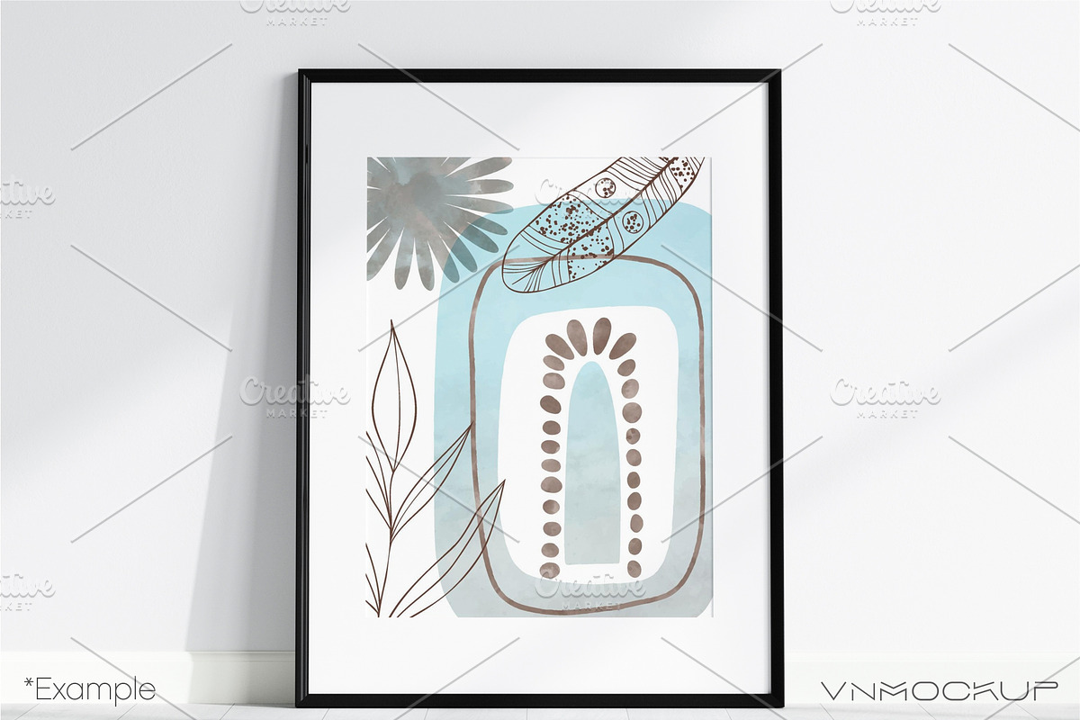 Minimal Frames Bundle - 27 Mockups, a Print Template by VNmockup (Photo 4 of 8)