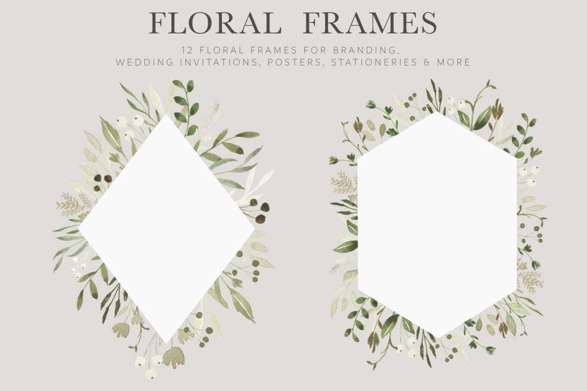 Neutral Botanicals Florals & Leaves, a Work Illustration by Momo Studio (Photo 4 of 16)