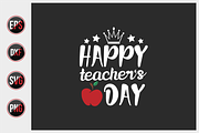 Teacher typographic svg bundle., a Graphic by Uniquesvg99 (Thumbnail 3 of 16)