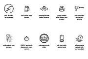 Automotive diagnostic tools Icon Set, an Outline Icon by Nurlan's shop (Thumbnail 4 of 6)