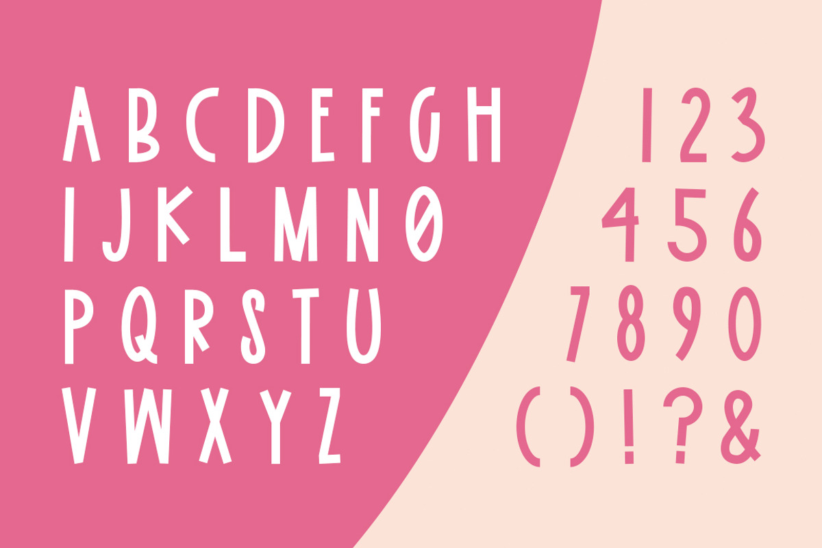 Yesterday Font preview 5