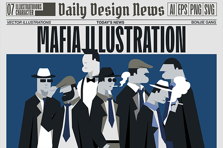 Vector Mafia Illustration