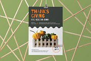 Thanksgiving Poster + Social Media, a Flyer Template by Juru Rancang Graphic (Thumbnail 3 of 3)