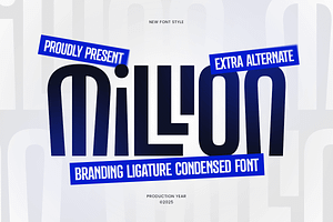 Million - Branding Condensed Font